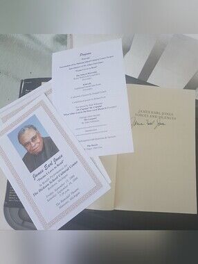 James Earl Jones Signed Copy
